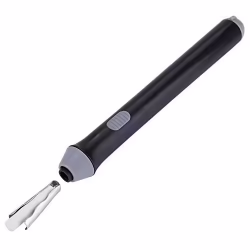 Radiera Electrica, pentru Schite si Arta, Grosime Varf 3 mm/5 mm, Baterii 2 x AA (neincluse), din ABS, Negru