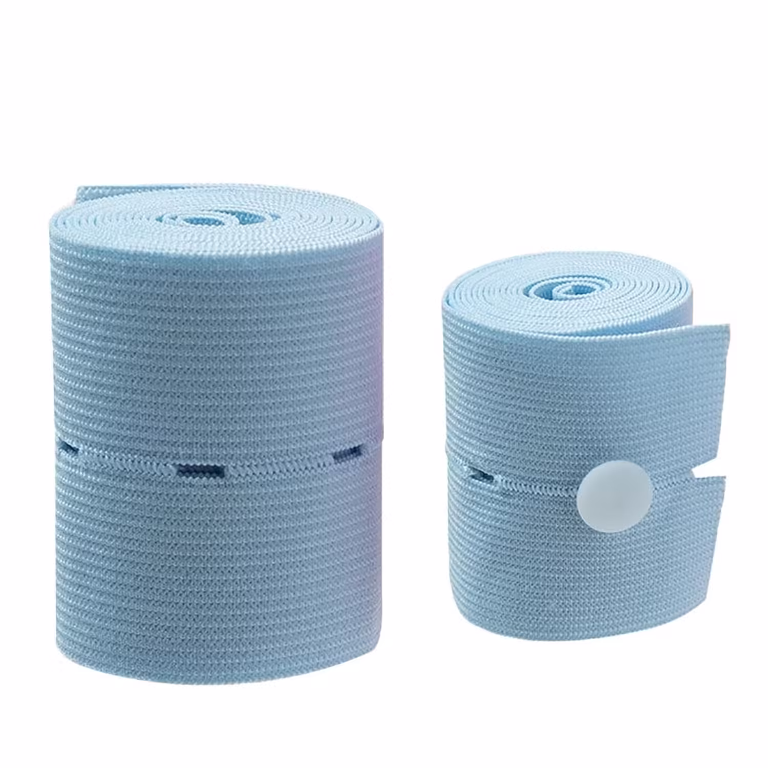 Set 2 Centuri de Monitorizare a Ritmului Cardiac Fetal, Material Moale si Elastic, 6 x 130 cm, Albastru