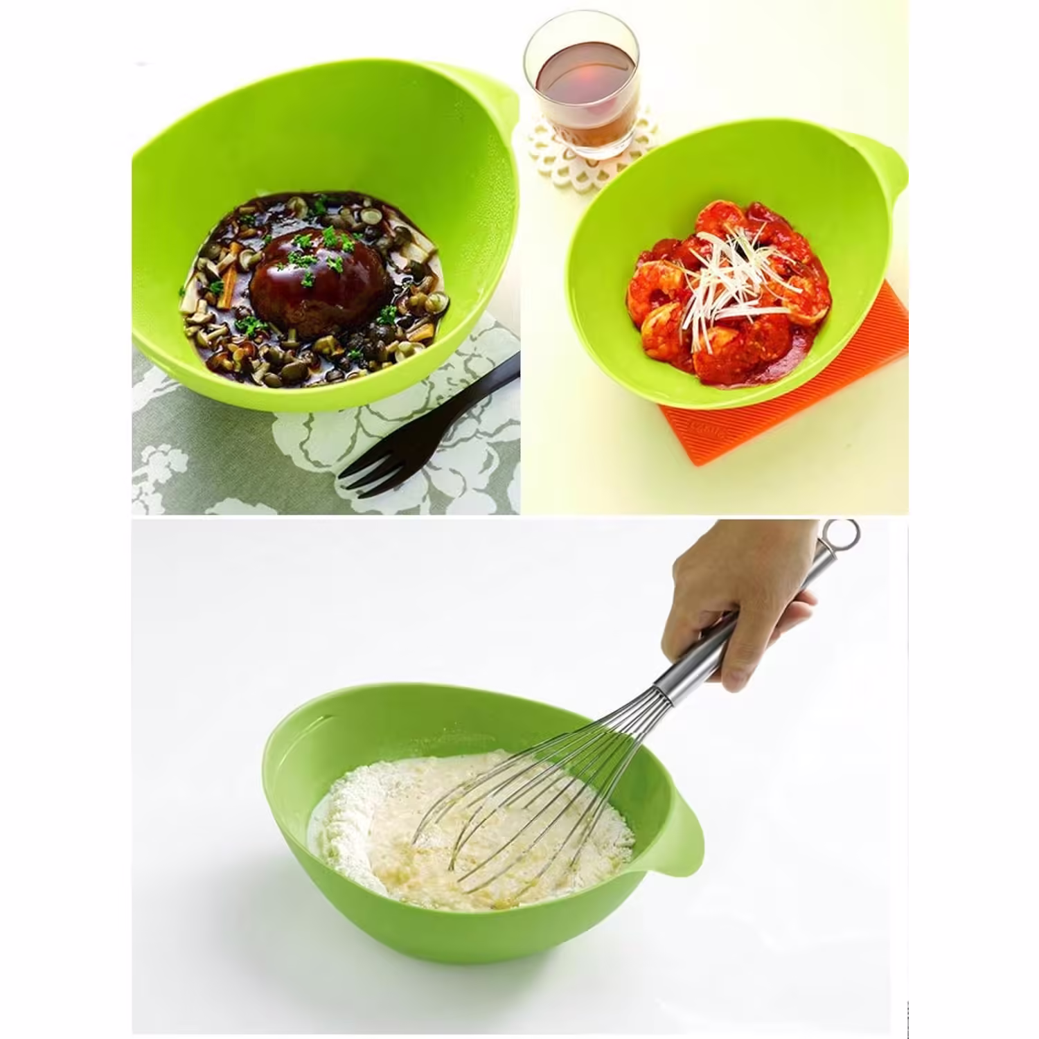 Tava de Copt pentru Cuptor, pentru Paine, Peste, Legume, din Silicon, Pliabila, Multifunctionala, Forma pentru Preparare si Gatiere, 24.5×9 cm, Verde