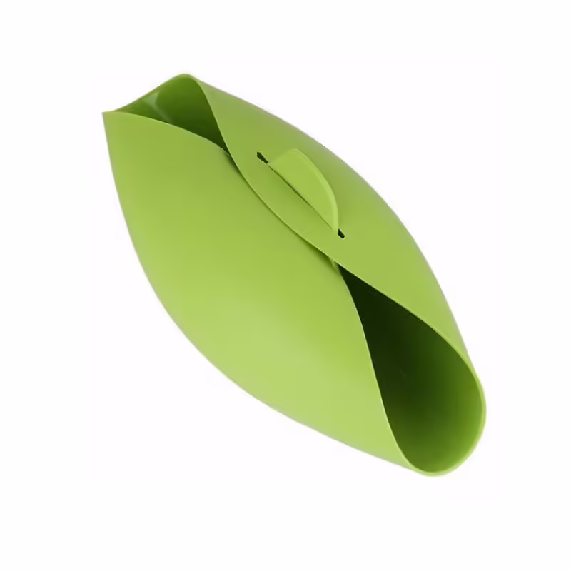 Tava de Copt pentru Cuptor, pentru Paine, Peste, Legume, din Silicon, Pliabila, Multifunctionala, Forma pentru Preparare si Gatiere, 24.5×9 cm, Verde