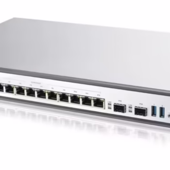Zyxel ATP HARDWARE FIREWALL 12 Gigabit user-definable ports, 2*SFP, 2* USB with 1 Yr Bundle