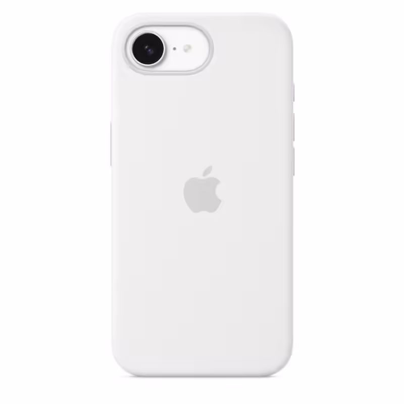 Husa iPhone 16e din silicon – White