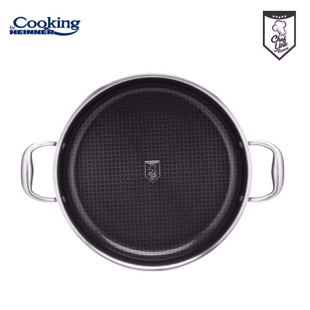 CRATITA CU CAPAC, 30×7.8 CM, 4.8 L, TITANIUM3, COOKING BY HEINNER