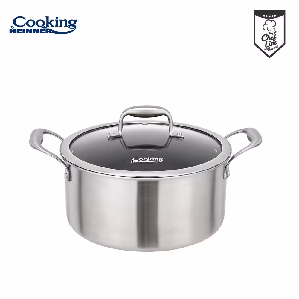 SEMIOALA CU CAPAC, 20×10 CM, 2.8 L TITANIUM3, COOKING BY HEINNER