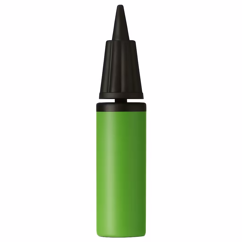 Pompa de Umflat Baloane, din Plastic, Manuala, 27 x 4.5 cm, Verde