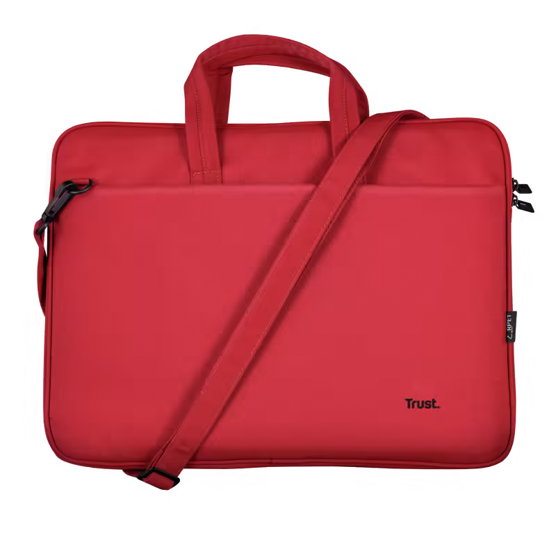 Geanta laptop Trust Bologna Eco 16″, rosu