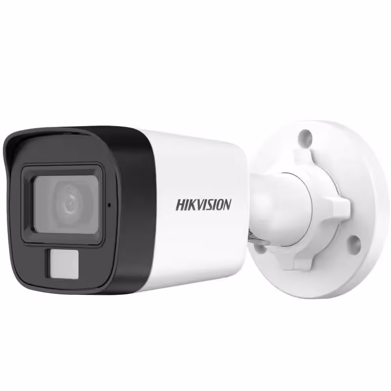 “Camera de supraveghere Hikvision Mini Bullet DS-2CE16K0T-LPFS(2.8mm) 5MP; Smart Hybrid Light Audio; Senzor: 3K CMOS; Rezolutie 5MP;Iluminare: 0.01 Lux @ (F1.6, AGC ON), 0 Lux with IR, Day & Night ICR; Lentila: 2.8 mm,2.8 mm, horizontal FOV: 104.9°, vertical FOV: 67.3°, diagonal FOV: 129.8°; IR