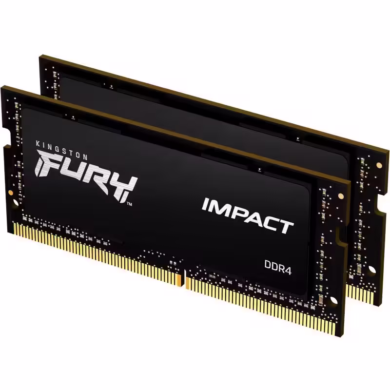 Memorie RAM Kingston SODIMM DDR4 16GB 3200MHz CL20 Dual Channel Kit 1.2V Fury Impact