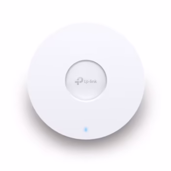 “AX3000 Ceiling Mount Dual-Band Wi-Fi 6 Access Point PORT:1× Gigabit RJ45 Port SPEED:574Mbps at  2.4 GHz + 2402 Mbps at 5 GHz FEATURE: 802.3at POE and 12V DC (Power Adapter is not included), 2×Internal Antennas, 160MHz  Supported, MU-MIMO, Seamless Roaming, Band Steering, Beamforming, Load Balance