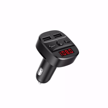 Modulator FM Serioux ABFM60, Bluetooth 5.0 , raza actiune de până la 5 m, voltaj intrare: 1x DC 12V/24V ,2 porturi USB: 1x USB DC5V 2.4A Max 1 x USB audio (pana la 32 GB), slot MicroSD (pana la 32 GB), format muzica: MP3/WMA/WAV, frecvența FM: 87.5MHz – 108.0MHZ, microfon incorporat , functii