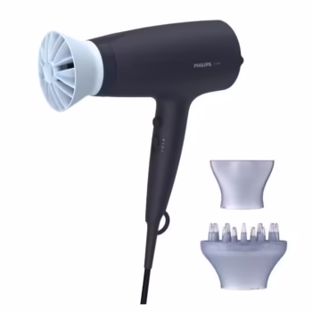 Uscator de par PHILIPS Seria 3000 BHD360/20, 6 viteze, 6 trepte temperatura, 2100W, Negru, L x A x I (mm) 90x295x215