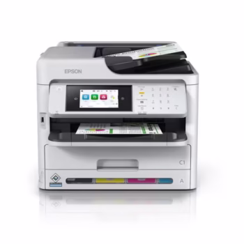 Multifunctional inkjet color Epson WorkForce Pro WF-C5890DWF, dimensiune A4 (Printare, copier, Fax ),duplex, viteza 34ppm alb-negru si color, rezolutie 4.800 x 1.200 dpi, alimentare hartie 250 coli + 50 ADF, Scanner: 24 ipm,rezolutie 1200 x 2400dpi, scan to email, FTP, USB, JPEG, TIFF, PDF, Senzor