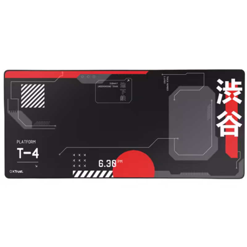 Mousepad Trust GXT 759 XXL, suprafata moale, dimensiuni 900 x 400 x 3mm, negru