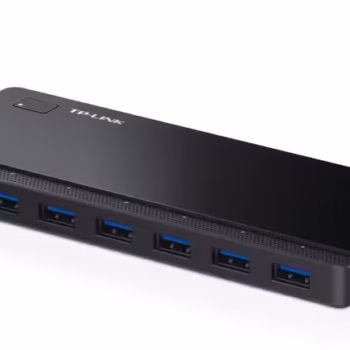 Hub USB TP-Link, UH700, 7 porturi USB 3.0, negru