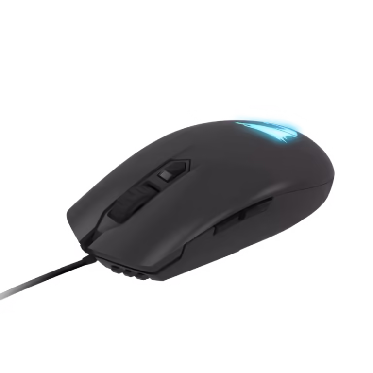 GIGABYTE AORUS M2. Form factor: Ambidextrous. Movement detection technology: Optical, Device interface: USB Type-A, Movement resolution: 6200 DPI, Buttons type: Pressed buttons, Scroll type: Wheel, Acceleration (max): 30 G. Power source: Cable. Product colour: Black