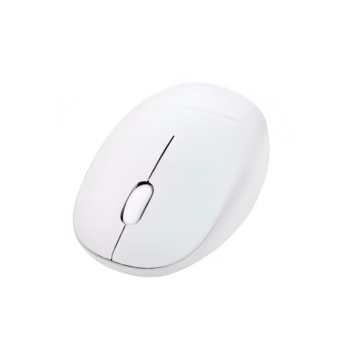 Mouse ASUS Fragrance MD101, Ambidextru, Optic 2400DPI, RF Wireless + Bluetooth, 3 Butoane, Roata Scroll, Baterii, Alb
