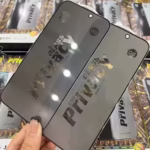 Folie de Protectie pentru Realme 11x, Flippy, Sticla Securizata ESD Antistatica, Super-X Privacy OG, Margini Negre, 0.30 mm, Transparent Inchis