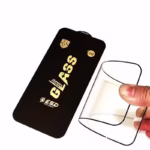 Folie de Sticla pentru Huawei Enjoy 70, Flippy, Sticla Securizata ESD Antistatica, Super-X Privacy OG, cu Margini Negre, Rezistenta la Zgirieturi, 0.35 mm, Transparenta