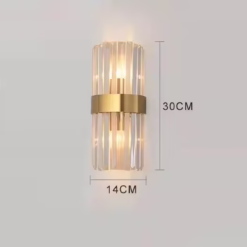 Lampa de Perete in Interior, Flippy, Lampa de Lux pentru Decor de Interior, Corp de Iluminat Tip aplica, din Inox Auriu si...