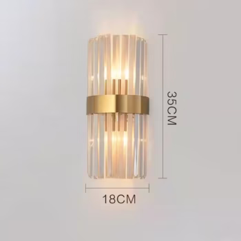Lampa de Perete in Interior, Flippy, Lampa de Lux pentru Decor de Interior, Corp de Iluminat Tip aplica, din Inox Auriu si...
