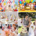 Lumanare Cifra 9, Flippy, Model Diamond, 5 x 3.4 cm, Argintiu