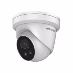 Camera supraveghere Hikvision IP turret DS-2CD2386G2-ISU/SL(2.8mm)C, 8MP,  Acusens – filtrarea alarmelor false dupa corpul uman si masini, alarma vizuala(lumina stroboscopica) si alarma audio pentru avertizarea intrusilor, audio bidirectional, low-light performance powered by DarkFighter technology