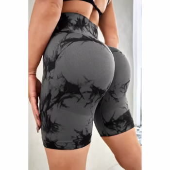 Pantaloni de Fitness/Yoga, Flippy, pentru Femei, Material Elastic, Spandex, Gri, Marime L