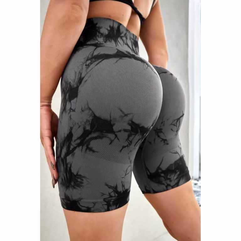 Pantaloni de Fitness/Yoga, Flippy, pentru Femei, Material Elastic, Spandex, Gri, Marime M