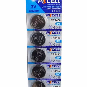 Set 5 baterii PKCELL CR2450 3V LITHIUM (623)