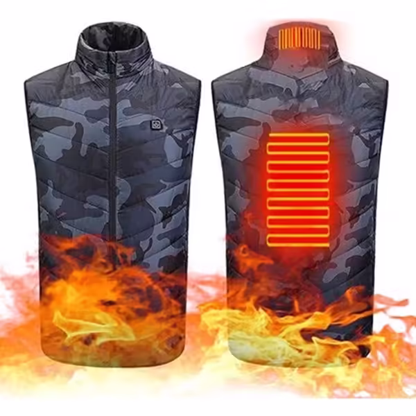 Vesta cu Incalzire, Flippy, Unisex, 2 Zone de Incalzire, Umplutura Bumbac, 3 Trepte de Temperatura, Incarcare USB, Albastr... Vesta cu Incalzire, Flippy, Unisex, 2 Zone de Incalzire, Umplutura Bumbac, 3 Trepte de Temperatura, Incarcare USB, Albastr...