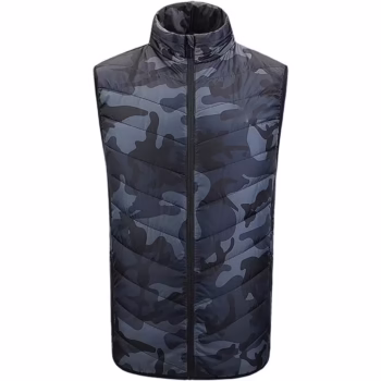 Vesta cu Incalzire, Flippy, Unisex, 2 Zone de Incalzire, Umplutura Bumbac, 3 Trepte de Temperatura, Incarcare USB, Albastr...
