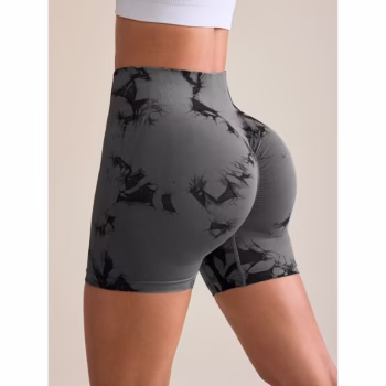 Pantaloni de Fitness/Yoga, Flippy, pentru Femei, Material Elastic, Spandex, Gri, Marime L