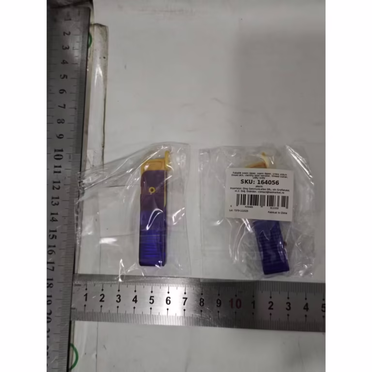 Dispozitiv pentru Descusut, Flippy, Taietor de Etichete, 1.7 x 7 cm, Pliabil, din Plastic, Mov