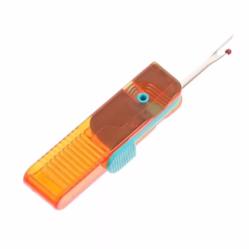 Dispozitiv pentru Descusut, Flippy, Taietor de Etichete, 1.7 x 7 cm, Pliabil, din Plastic, Albastru/Portocaliu