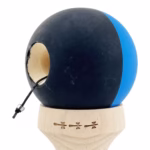 Kendama X Originala, Profesionala, Flippy, Big Cups V3, Rubber Grip, model Albastru/Negru