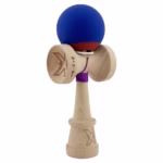 Kendama X Originala, Profesionala, Flippy, Big Cups V3, Rubber Grip, model Albastru/rosu