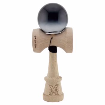 Kendama X Originala, Profesionala, Flippy, Big Cups V3, Super Sticky, model negru/alb