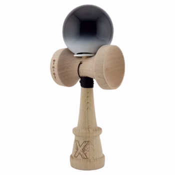 Kendama X Originala, Profesionala, Flippy, Big Cups V3, Super Sticky, model negru/alb
