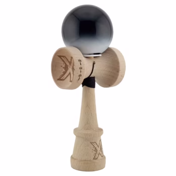 Kendama X Originala, Profesionala, Flippy, Big Cups V3, Super Sticky, model negru/alb