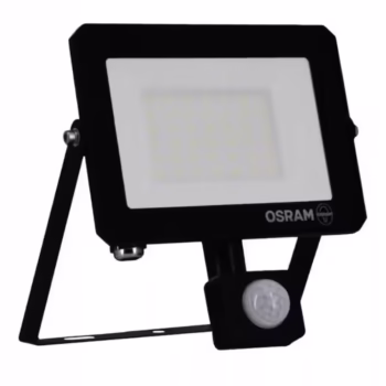 Proiector LED cu senzor de miscare si lumina Osram LUX, 30W, 220-240V, 2700 lm, lumina neutra (4000K), IP65, Negru