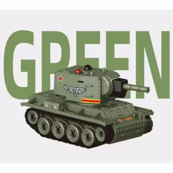 Mini Tanc cu Telecomanda, Flippy, Wireless, 4 x 8 x 4 cm, cu Infrarosu, Verde