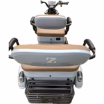 Triciclu Electric V6, Saige, Fara Permis, cu Doua Locuri, Motor 1800W, Baterie 72V24Ah, Autonomie 60km, 220x88x105 cm, Viteza Maxima 25km/h, Gri OldStyle