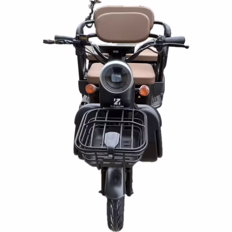 Triciclu Electric V6, Saige, Fara Permis, cu Doua Locuri, Motor 1800W, Baterie 72V24Ah, Autonomie 60km, 220x88x105 cm, Viteza Maxima 25km/h, Negru OldStyle