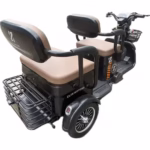 Triciclu Electric V6, Saige, Fara Permis, cu Doua Locuri, Motor 1800W, Baterie 72V24Ah, Autonomie 60km, 220x88x105 cm, Viteza Maxima 25km/h, Negru OldStyle