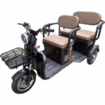 Triciclu Electric V6, Saige, Fara Permis, cu Doua Locuri, Motor 1800W, Baterie 72V24Ah, Autonomie 60km, 220x88x105 cm, Viteza Maxima 25km/h, Negru OldStyle