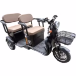Triciclu Electric V6, Saige, Fara Permis, cu Doua Locuri, Motor 1800W, Baterie 72V24Ah, Autonomie 60km, 220x88x105 cm, Viteza Maxima 25km/h, Negru OldStyle