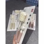 Set 3 Perii de Spalat Biberoane, Flippy, pentru Tetina, Biberon, Pai, Materiale Sigure, fara BPA, Curatare 360°, Roz