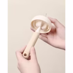 Set 3 Perii de Spalat Biberoane, Flippy, pentru Tetina, Biberon, Pai, Materiale Sigure, fara BPA, Curatare 360°, Bej