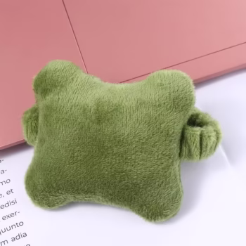 Suport de Mana, Flippy, Pernuta pentru Incheietura cu Banda Elastica, pentru Mouse, Moale, 7.5 x 7 cm, Verde Inchis