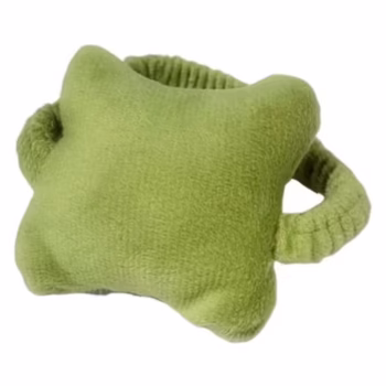 Suport de Mana, Flippy, Pernuta pentru Incheietura cu Banda Elastica, pentru Mouse, Moale, 7.5 x 7 cm, Verde Inchis